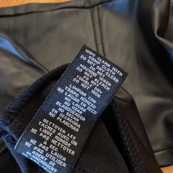 Pleather leggings NWOT one 5 ones - Picture 11 of 12